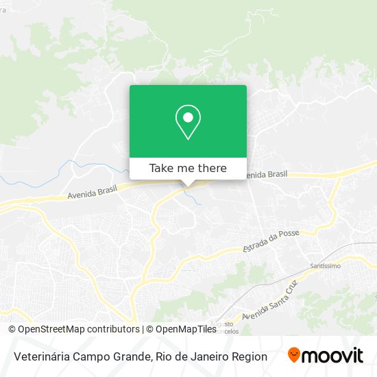 Veterinária Campo Grande map