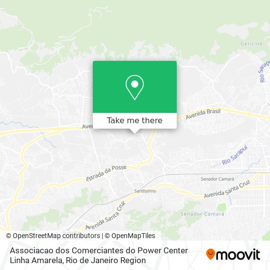 Associacao dos Comerciantes do Power Center Linha Amarela map