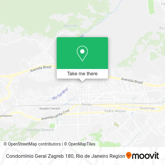 Condominio Geral Zagreb 180 map
