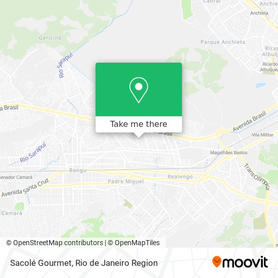 Sacolé Gourmet map