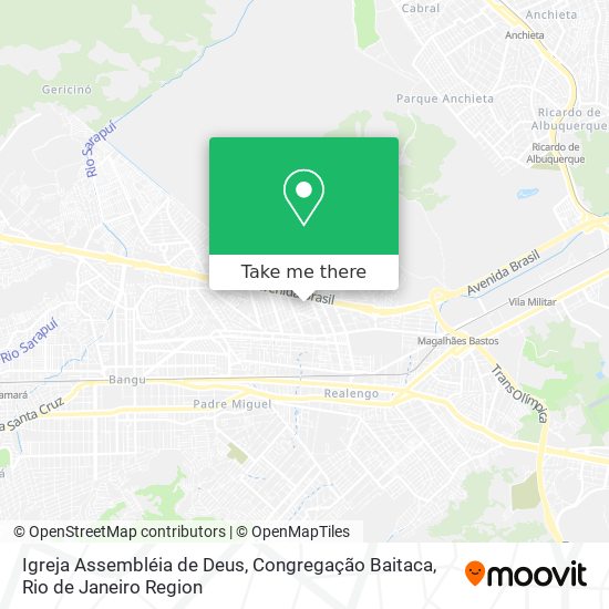 Igreja Assembléia de Deus, Congregação Baitaca map