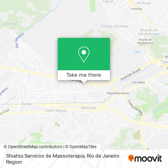 Mapa Shiatsu Servicos de Massoterapia