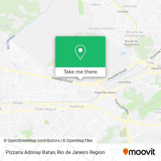 Pizzaria Adonay Batan map