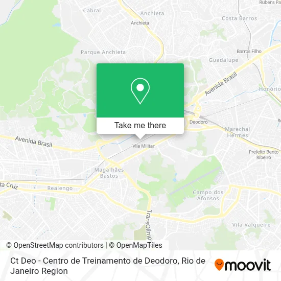 Ct Deo - Centro de Treinamento de Deodoro map