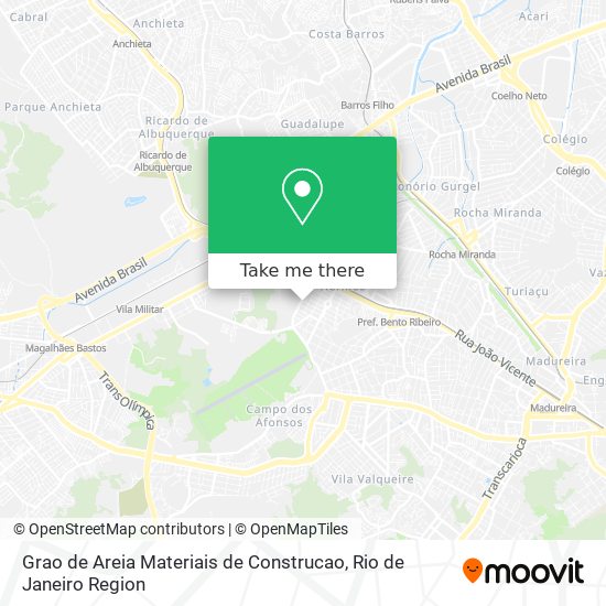 Grao de Areia Materiais de Construcao map