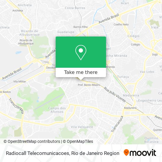 Radiocall Telecomunicacoes map