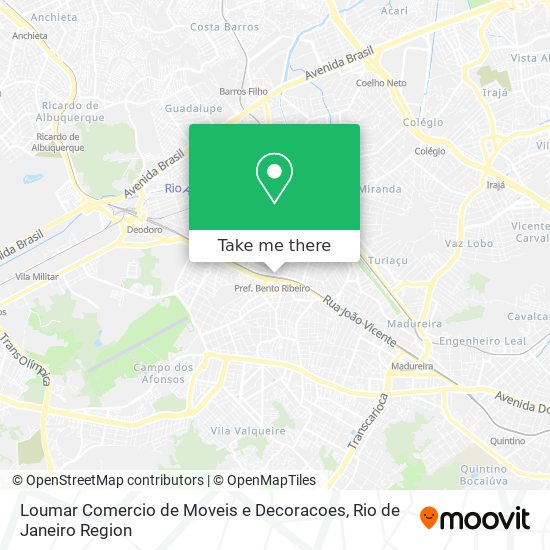 Loumar Comercio de Moveis e Decoracoes map