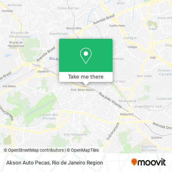 Akson Auto Pecas map