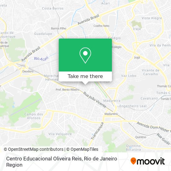 Centro Educacional Oliveira Reis map