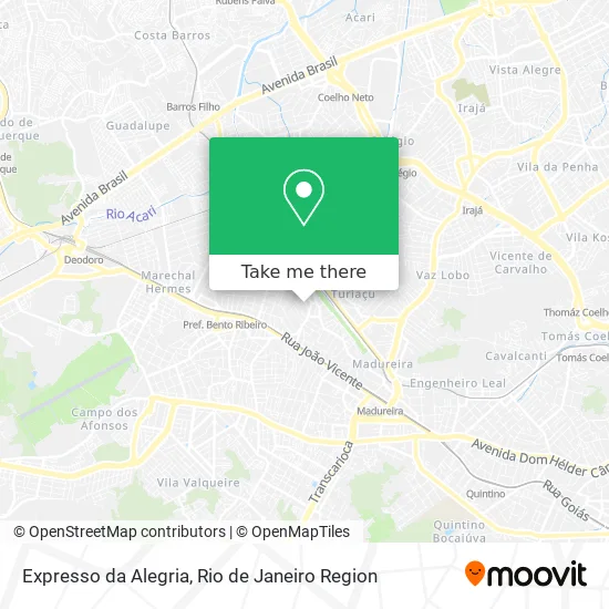 Expresso da Alegria map