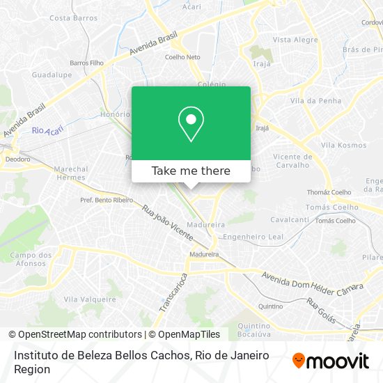 Mapa Instituto de Beleza Bellos Cachos