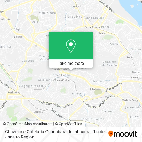 Chaveiro e Cutelaria Guanabara de Inhauma map