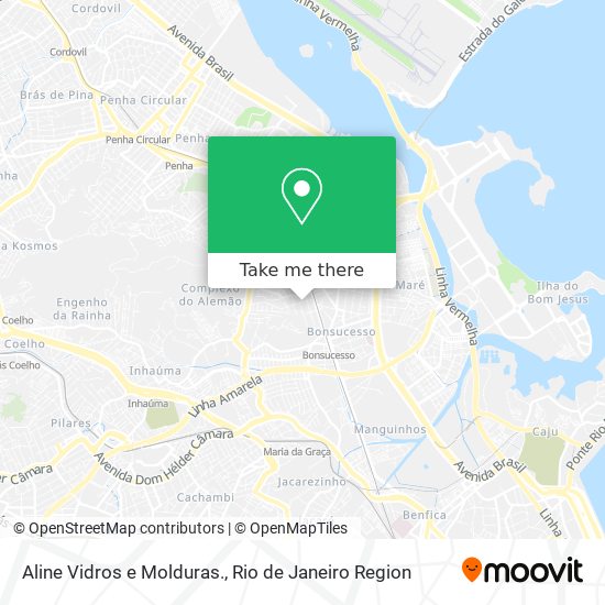 Aline Vidros e Molduras. map