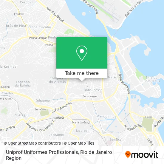 Uniprof Uniformes Profissionais map