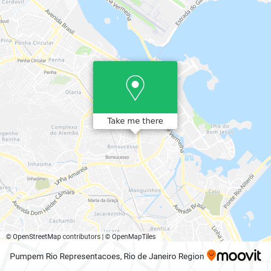 Mapa Pumpem Rio Representacoes