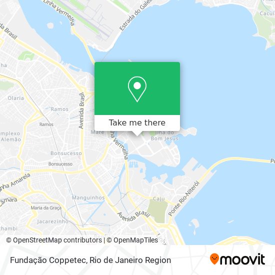 Mapa Fundação Coppetec