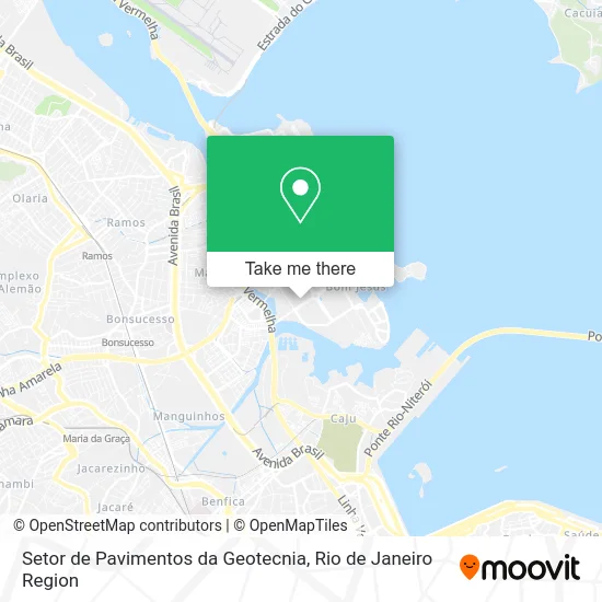 Setor de Pavimentos da Geotecnia map