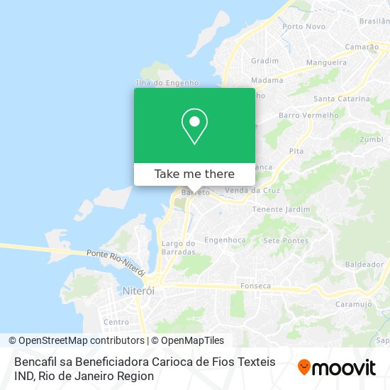 Bencafil sa Beneficiadora Carioca de Fios Texteis IND map