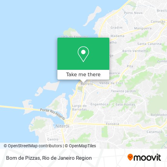 Bom de Pizzas map