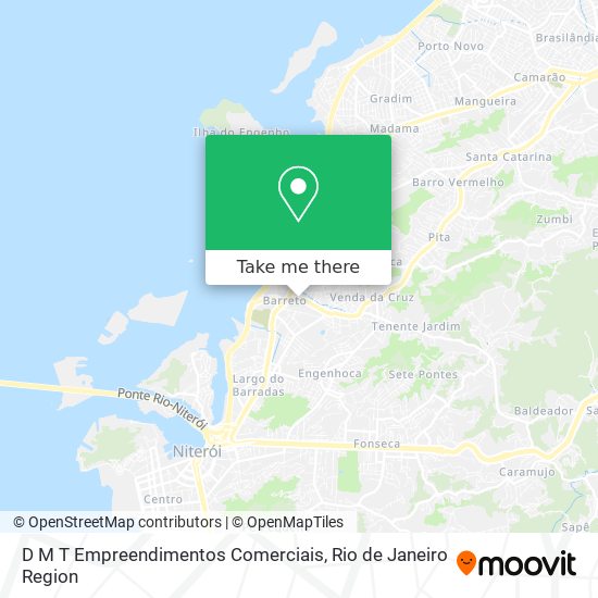 Mapa D M T Empreendimentos Comerciais