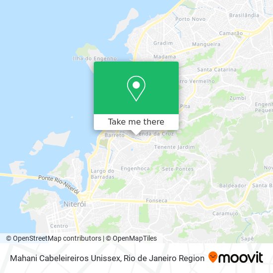 Mapa Mahani Cabeleireiros Unissex