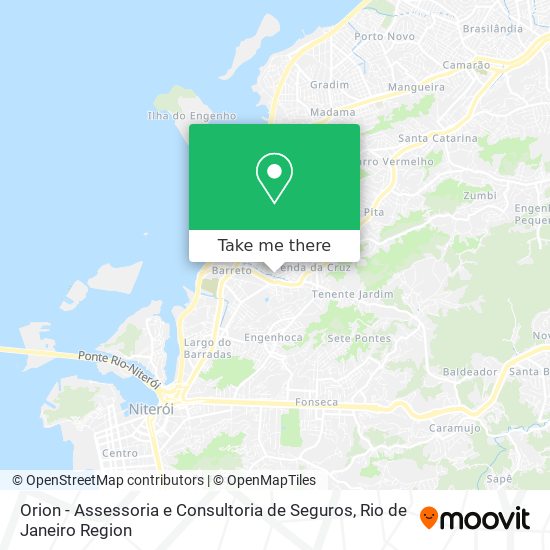 Orion - Assessoria e Consultoria de Seguros map