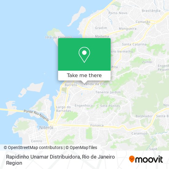 Rapidinho Unamar Distribuidora map