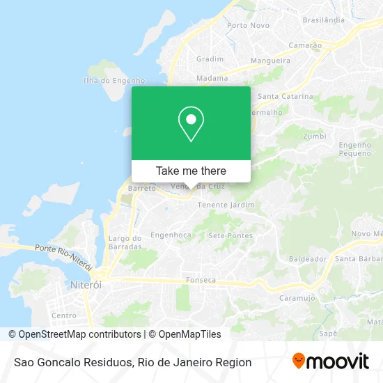 Sao Goncalo Residuos map