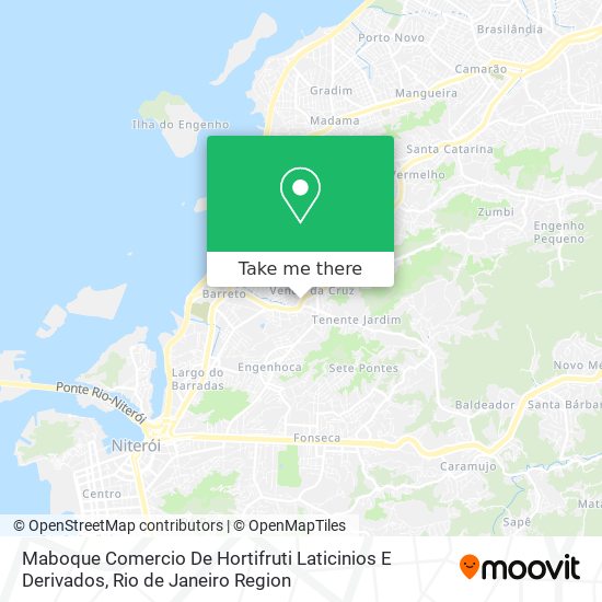 Maboque Comercio De Hortifruti Laticinios E Derivados map