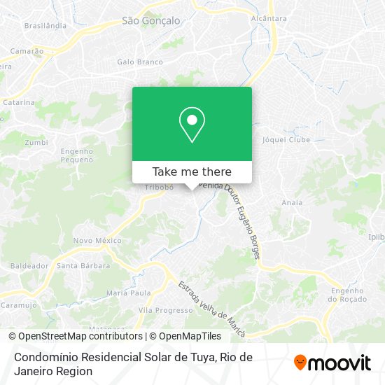 Mapa Condomínio Residencial Solar de Tuya