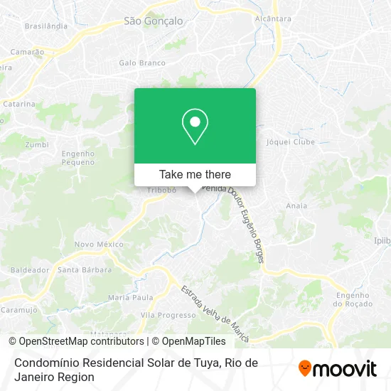 Condomínio Residencial Solar de Tuya map