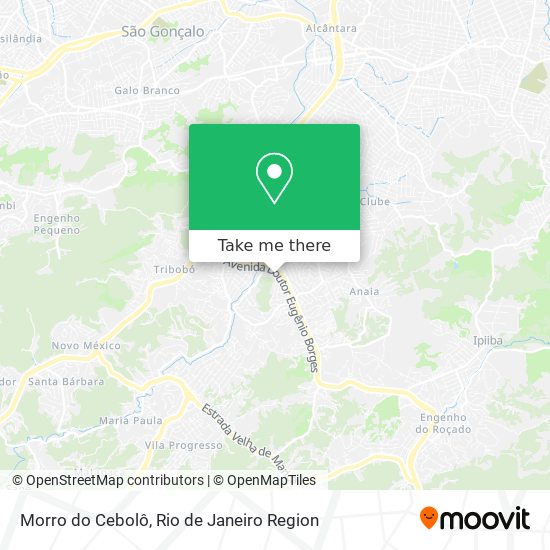 Morro do Cebolô map