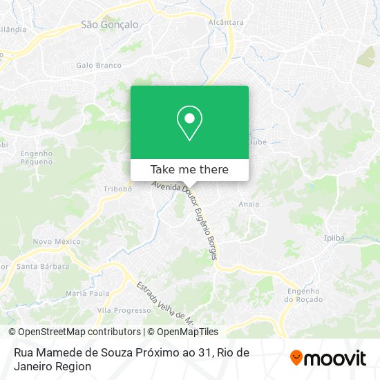 Rua Mamede de Souza Próximo ao 31 map