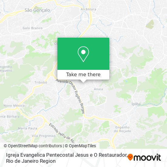 Igreja Evangelica Pentecostal Jesus e O Restaurador map