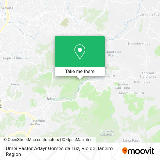 Umei Pastor Adayr Gomes da Luz map