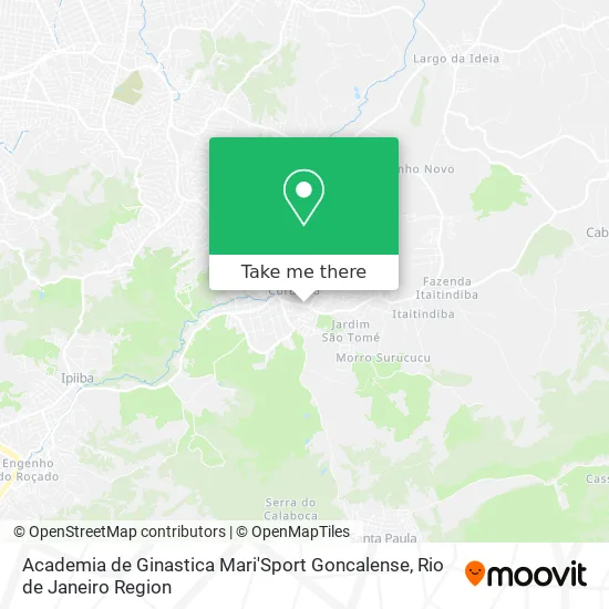 Academia de Ginastica Mari'Sport Goncalense map