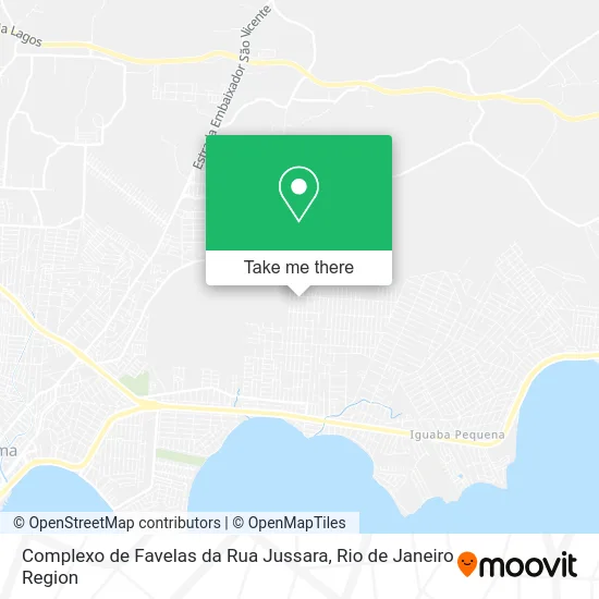 Complexo de Favelas da Rua Jussara map