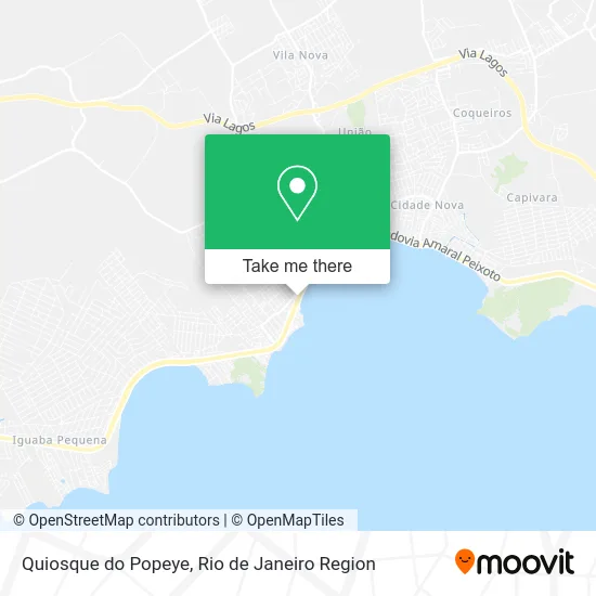 Quiosque do Popeye map
