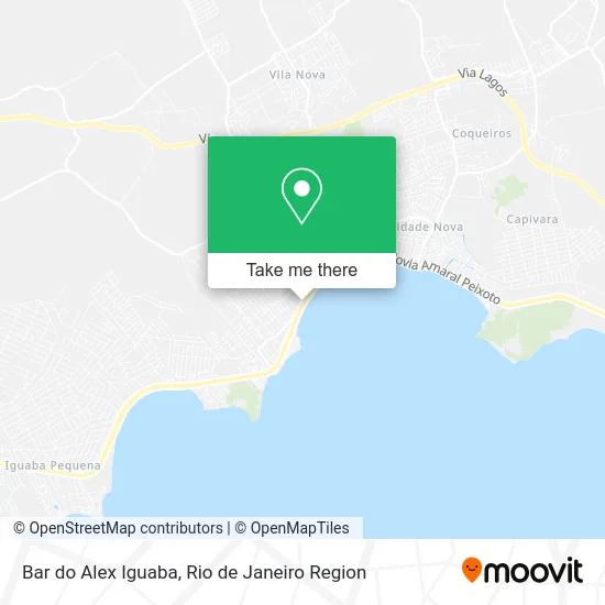 Bar do Alex Iguaba map
