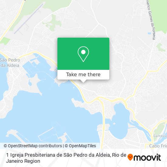 Mapa 1 Igreja Presbiteriana de São Pedro da Aldeia