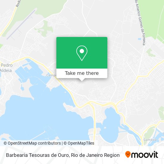 Barbearia Tesouras de Ouro map