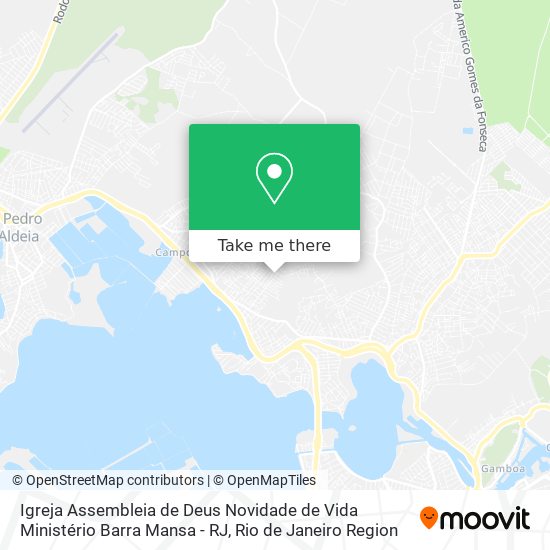 Igreja Assembleia de Deus Novidade de Vida Ministério Barra Mansa - RJ map