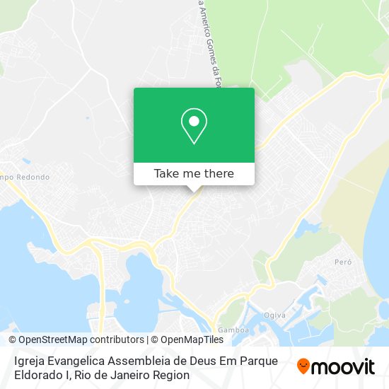 Mapa Igreja Evangelica Assembleia de Deus Em Parque Eldorado I