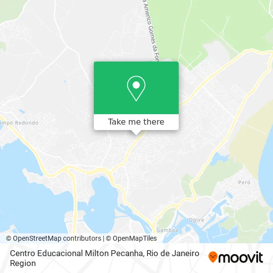 Centro Educacional Milton Pecanha map