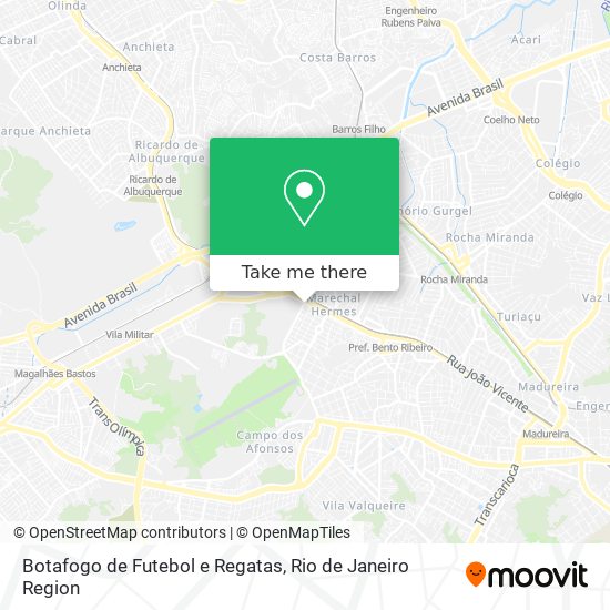Botafogo de Futebol e Regatas map