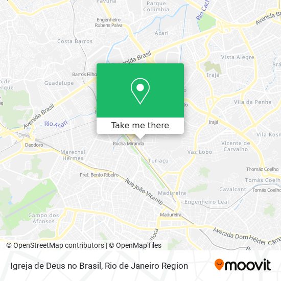 Igreja de Deus no Brasil map