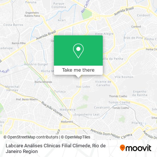 Labcare Análises Clínicas Filial Climede map
