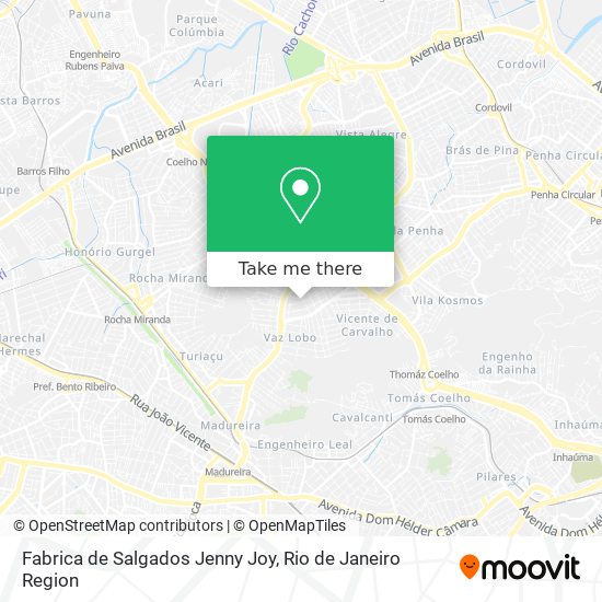 Fabrica de Salgados Jenny Joy map