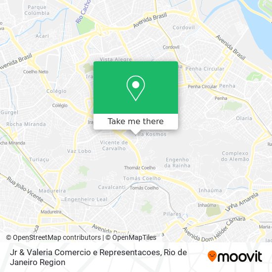 Jr & Valeria Comercio e Representacoes map