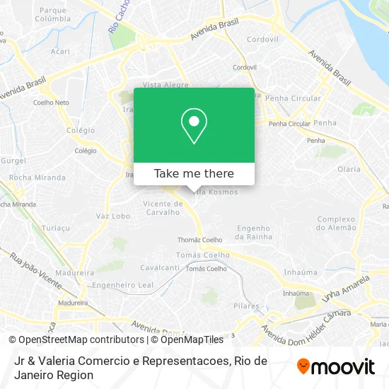 Jr & Valeria Comercio e Representacoes map